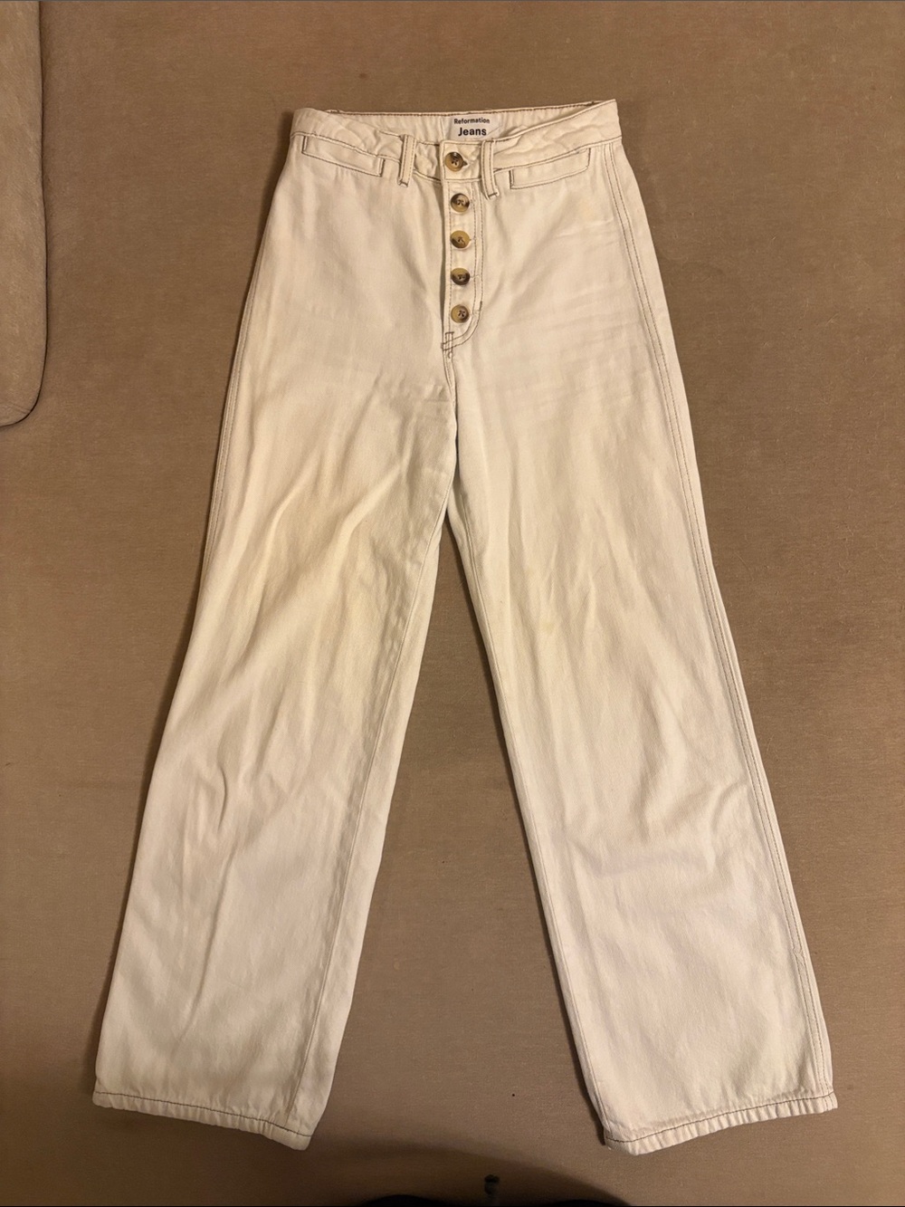 Reformation High Rise Wide Leg Jeans